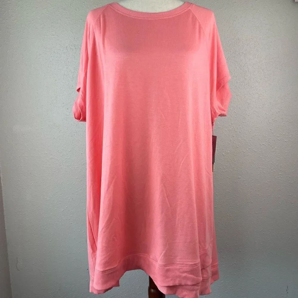 NWT Ideology Short Sleeve Athletic Sweatshirt Size 3X